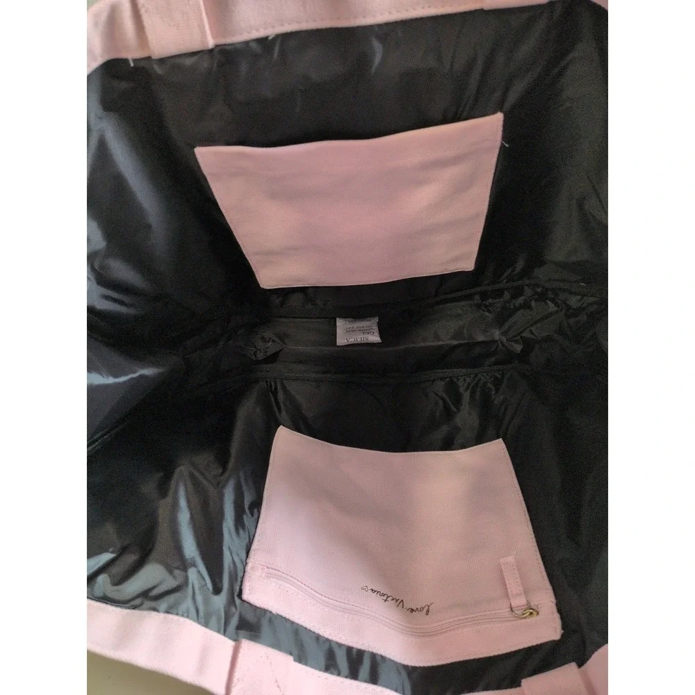 Victoria's Secret Pink LOVE Sequin Large Summer/Beach/Travel Tote Bag NWT‎